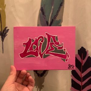 Love in graffiti art